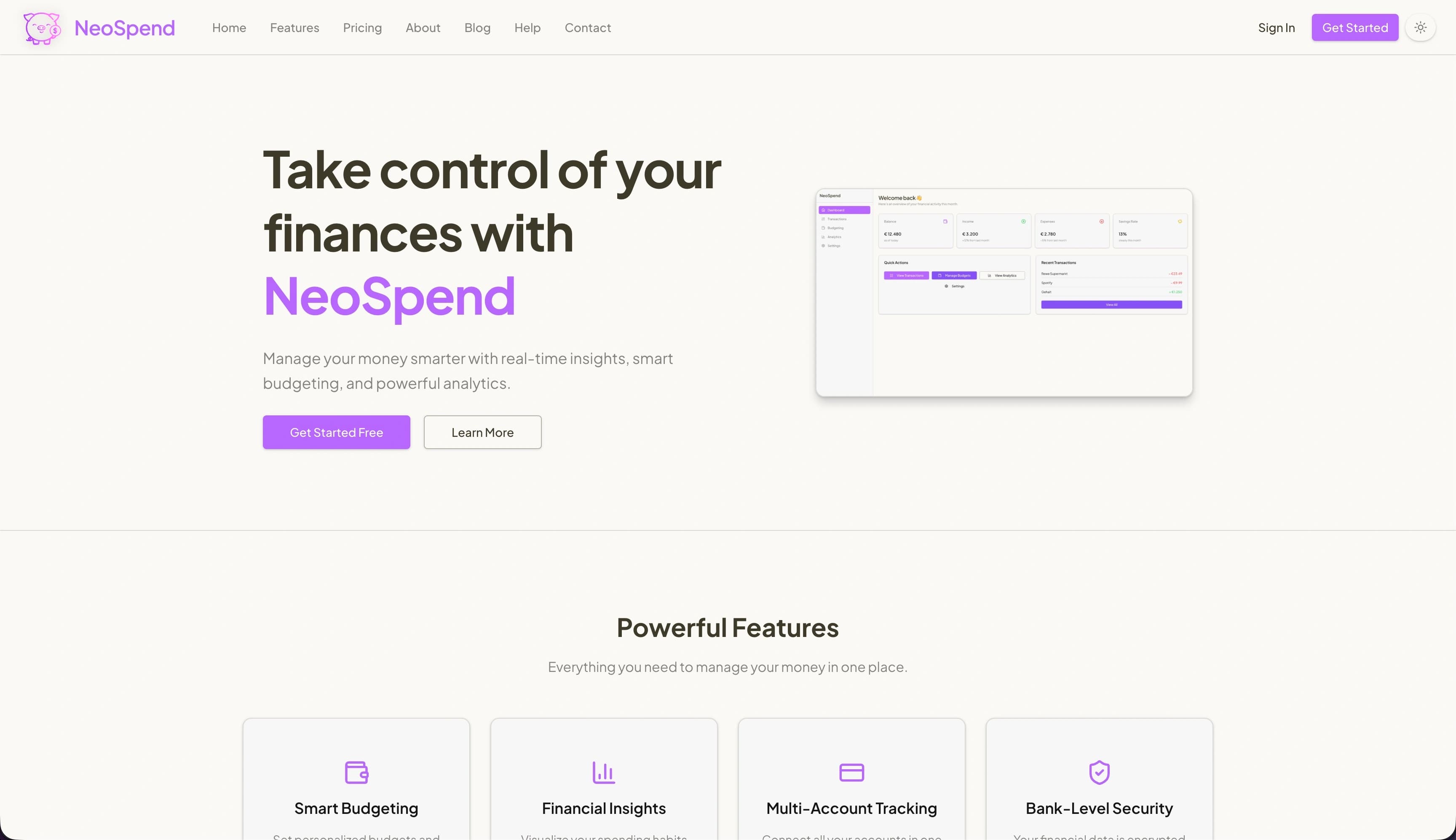 NeoSpend – Expense Tracker